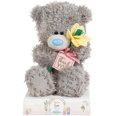 Me To You 'Thank You' Plush Bear On Gift Plinth 15cm High mulveys.ie nationwide shipping