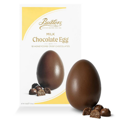 Butlers Signature Milk Chocolate Honeycomb Egg with Honeycomb Chococolates mulveys.ie nationwide shipping