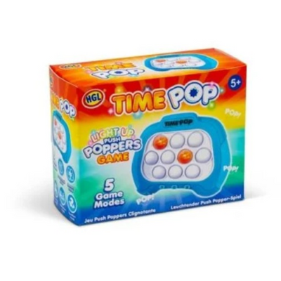 Time Pop Light Up Push Popper Game - Blue mulveys.ie nationwide shipping