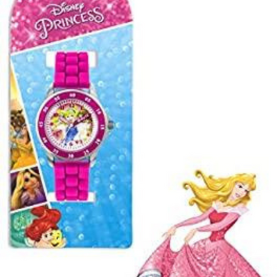 Disney Princess Girls' Time Teacher Quartz Watch with Rubber Strap – PN1078 MULVEYS.IE NATIONWIDE SHIPPING