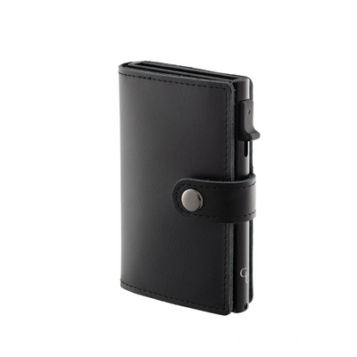 Black Leather Card Holder Wallet mulveys.ie nationwide shipping