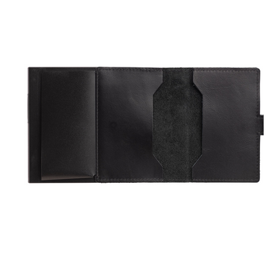 Black Leather Card Holder Wallet mulveys.ie nationwide shipping