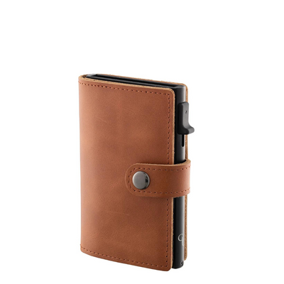 Brown Leather Card Holder Wallet mulveys.ie nationwide shipping
