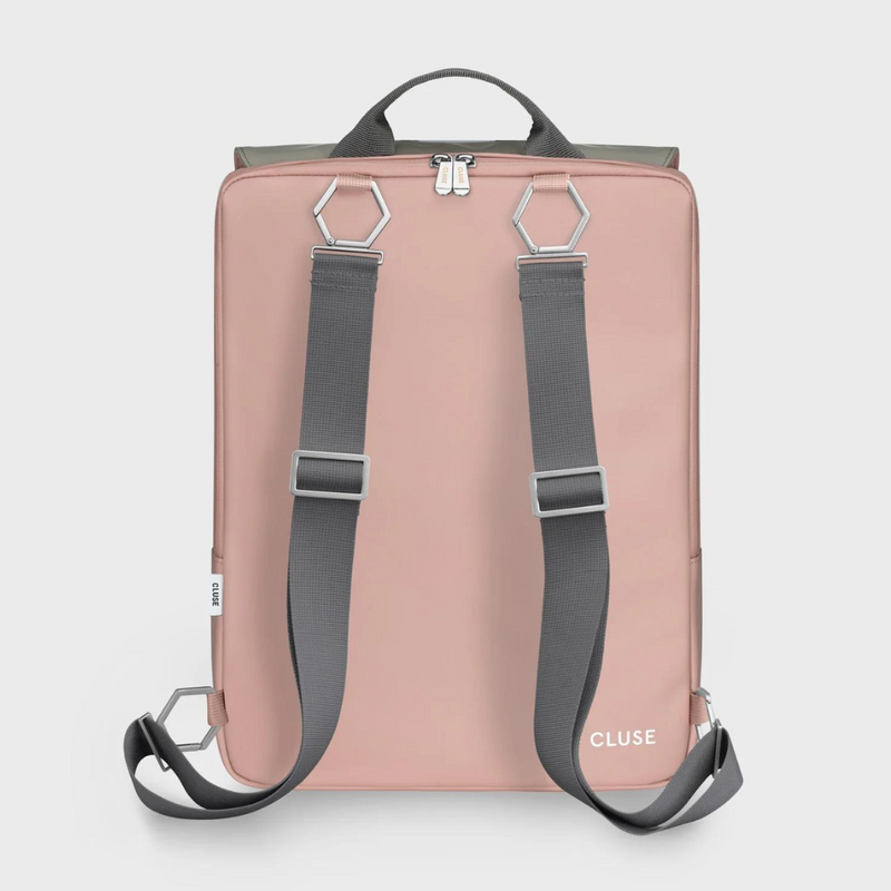 Le Réversible Backpack, Rose Dark Grey, Silver Colour mulveys.ie nationwide shipping