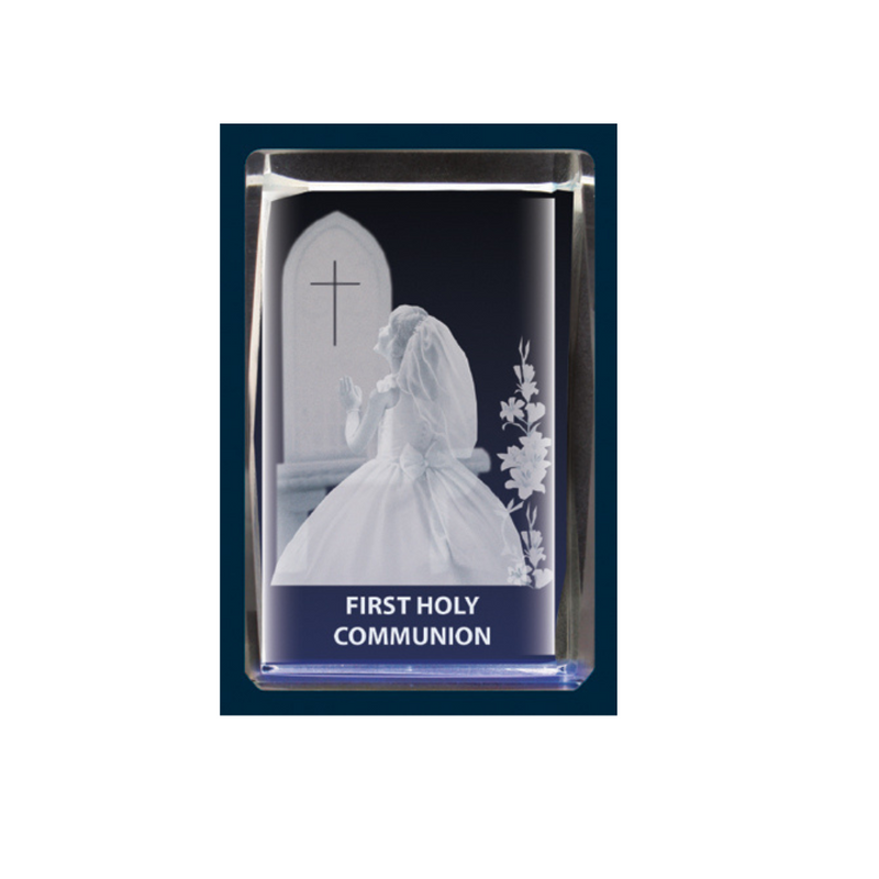 Lazer Engraved Crystal/Communion Girl Mulveys.ie