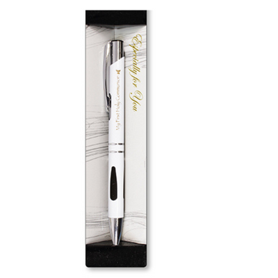 Communion Pen - Metal/White (C35823) mulveys.ie nationwide shipping