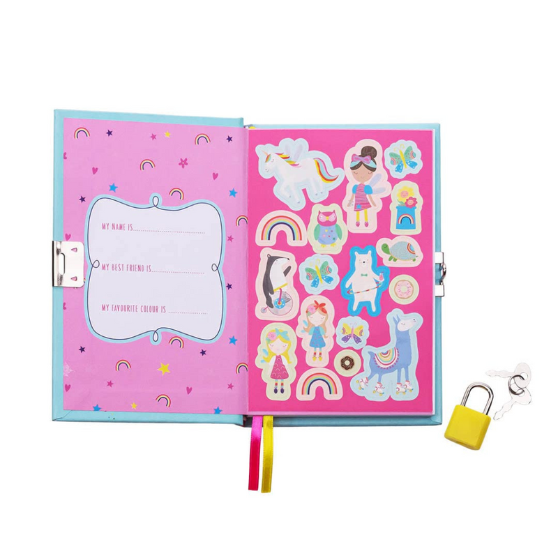 Floss & Rock Rainbow Fairy My Scented Secret Diary, Strawberry Scent