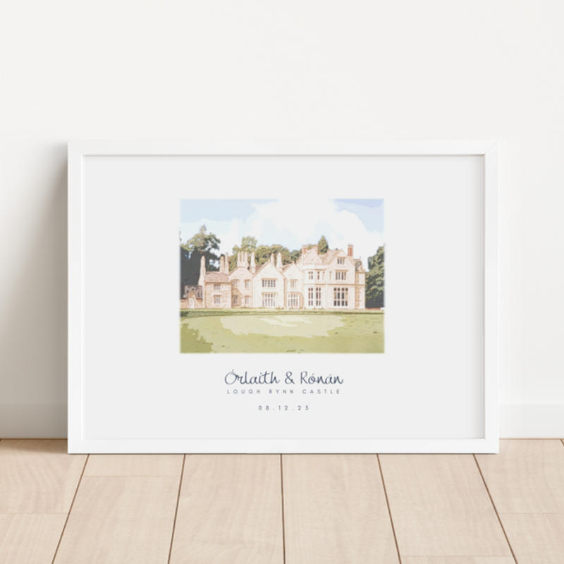 Personalised Venue Print by Creations by Aisling