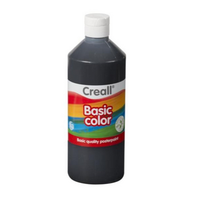 Creall Poster Paint 500ml -Black mulveys.ie nationwide shipping