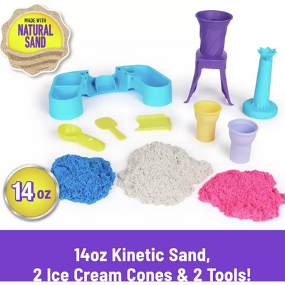 Kinetic Sand Soft Serve Ice Cream Station Playset  mulveys.ie nationwide shipping