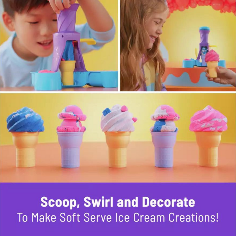 Kinetic Sand Soft Serve Ice Cream Station Playset  mulveys.ie nationwide shipping