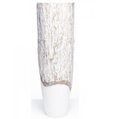 The Grange Collection Distressed White Vase mulveys.ie nationwide shipping