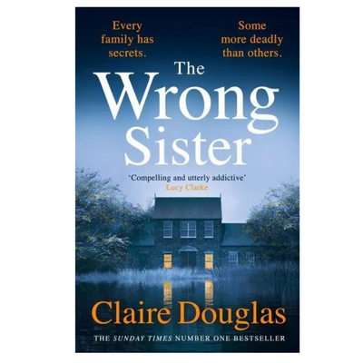 The Wrong Sister by Claire Douglas mulveys.ie nationwide shiping