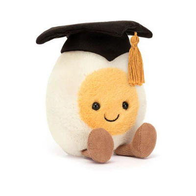 Jellycat Amuseable Boiled Egg Graduation mulveys.ie nationwide shipping