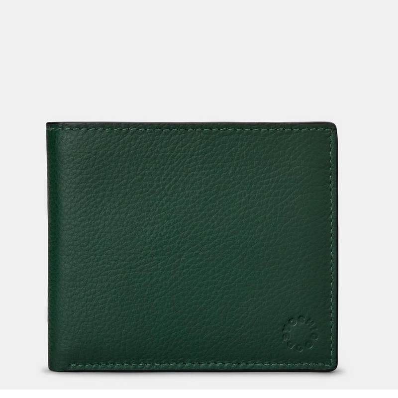 RACING GREEN AND BROWN LEATHER WALLET mulveys.ie nationwide shipping