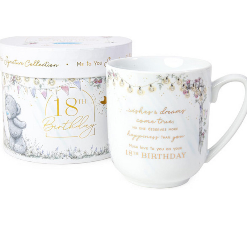 Me to You Tatty Teddy 18th Birthday Mug in a Gift Box Official Signature Collection