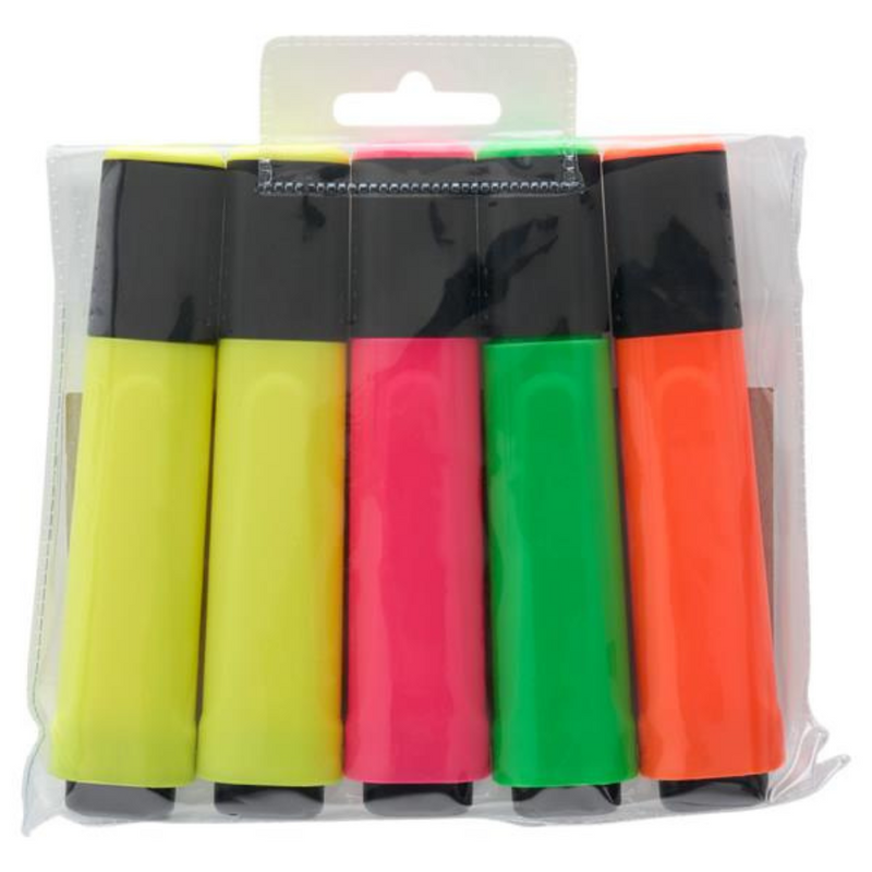 ProScribe Pkt.5 Highlighter Pens - Asst