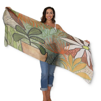 Artists Label My Patio  Garden Scarf mulveys.ie nationwide shipping