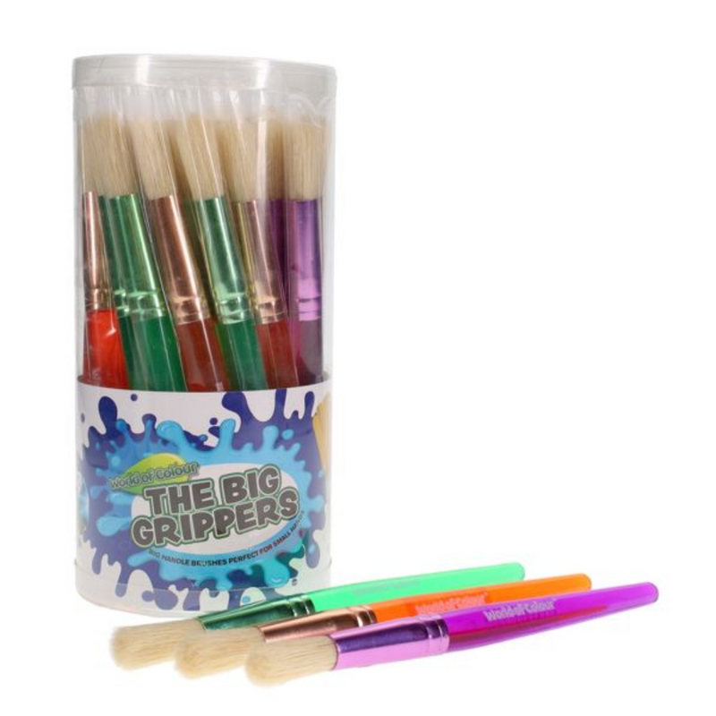 World of Colour The Big Grippers Paint Brush - Round mulveys.ie nationwide shipping