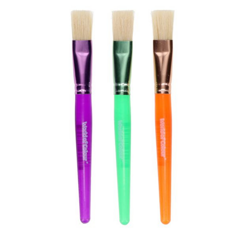 World of Colour The Big Grippers Paint Brush - Flat Head mulveys.ie nationwide shipping