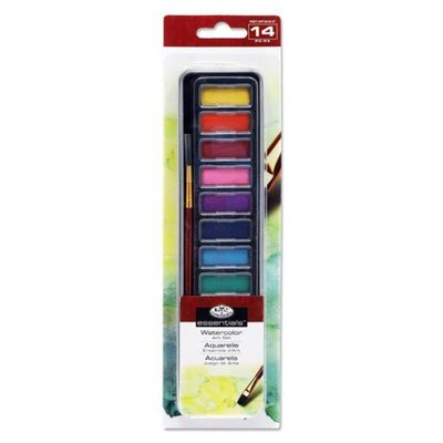 Royal & Langnickel * Essentials 14Pce Watercolour Art Set mulveys.ie nationwide shipping
