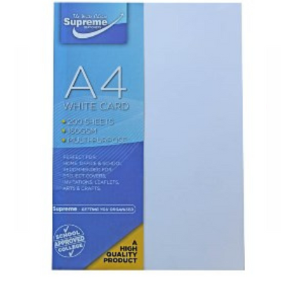 A4 WHITE CARD 200 SHEETS mulveys.ie nationwide shipping