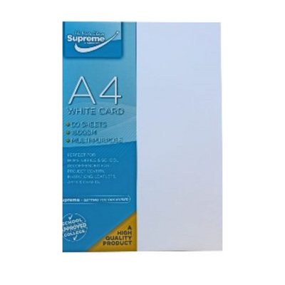 WHITE CARD A4 50PK mulveys.ie nationwide shipping