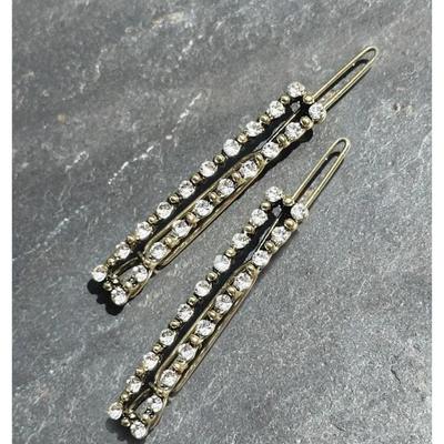 Hot Tomato  Vintage Topped W/Twenty Crystals (Set 2) - Gold/Clear clips mulveys.ie nationwide shipping