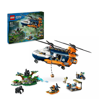 LEGO City Jungle Explorer Helicopter at Base Camp 60437 mulveys.ie nationwide shipping