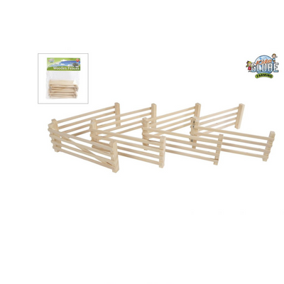 Kids Globe Farming 8 wooden fences 1:24 wood color mulveys.ie nationwide shipping