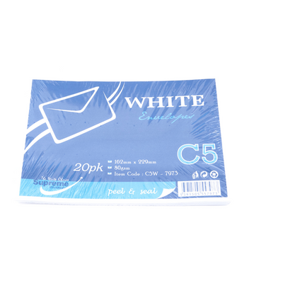 ENVELOPE C5 White 20pk mulveys.ie nationwide shipping