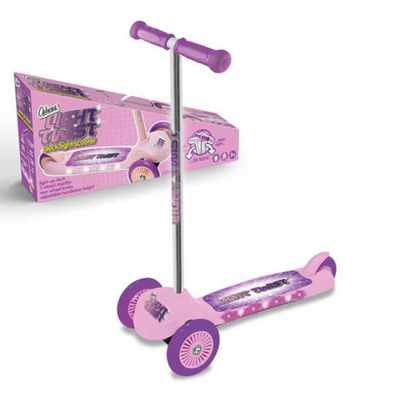Ozbozz Light Twist Scooter Pink mulveys.ie nationwide shipping