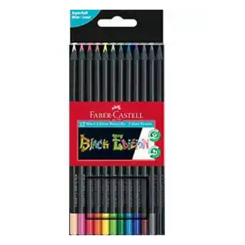 Faber-Castell Colouring Pencils Black Edition 116412 mulveys.ie nationwide shipping