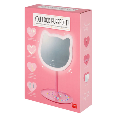 Table mirror with lighting Legami - Kitty mulveys.ie nationwide shipping