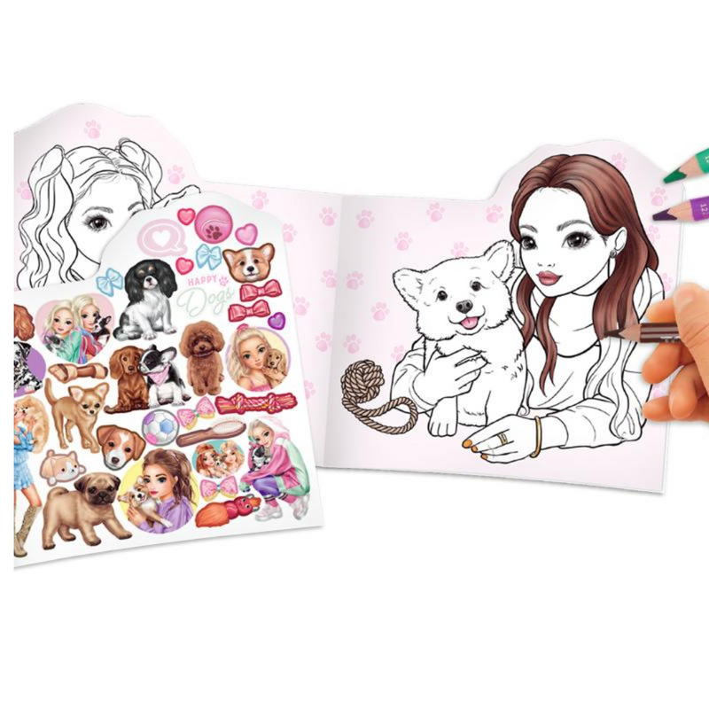 TOP Model Doggy Colouring Book Figural KITTY and DOGGY mulveys.ie nationwide shipping