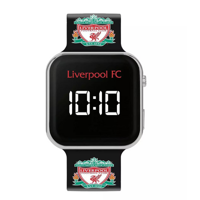 Official Liverpool Football Club Black LED Watch mulveys.ie nationwide shipping