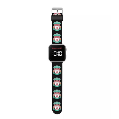 Official Liverpool Football Club Black LED Watch mulveys.ie nationwide shipping