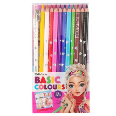 TOP Model Basic Colouring Pencil Set 12 Colours