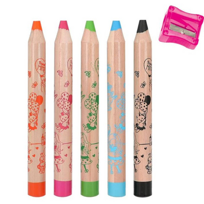 Depesche Princess Mimi Coloured Pencils & Sharpener