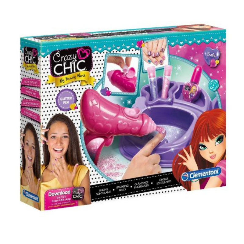Clementoni Crazy Chic Glitter Nail Art
