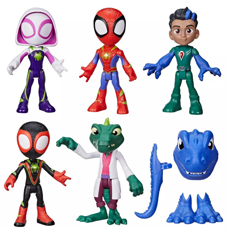 Spiderman Dino Heroes and Lizard Set