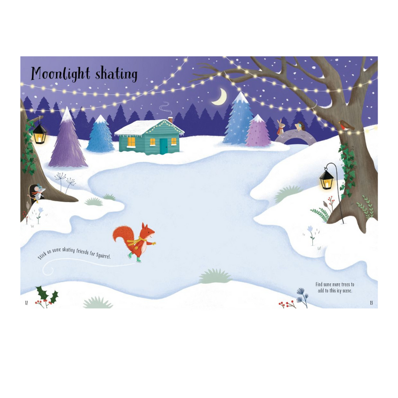 Sparkly Christmas Trees Sticker Book