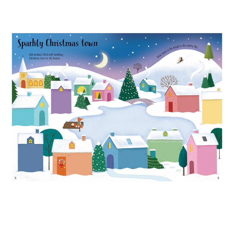 Sparkly Christmas Trees Sticker Book