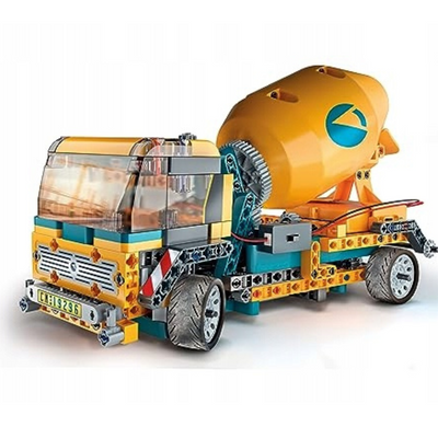 Clementoni 61389 Museum Concrete Mixer Truck-Building Set, Mechanics