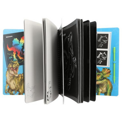 Dino World Magic Scratch Book