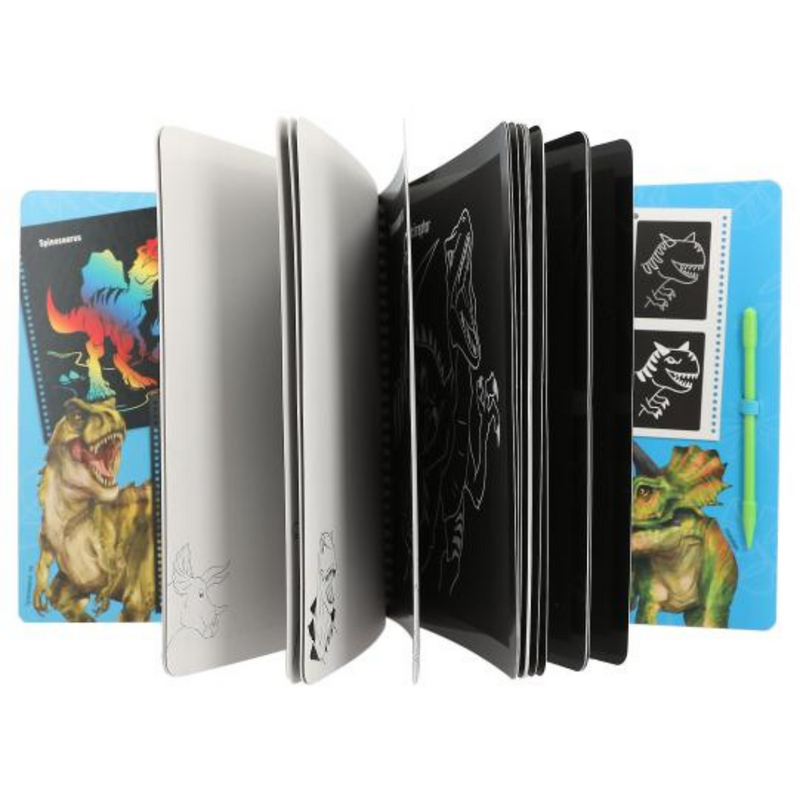 Dino World Magic Scratch Book