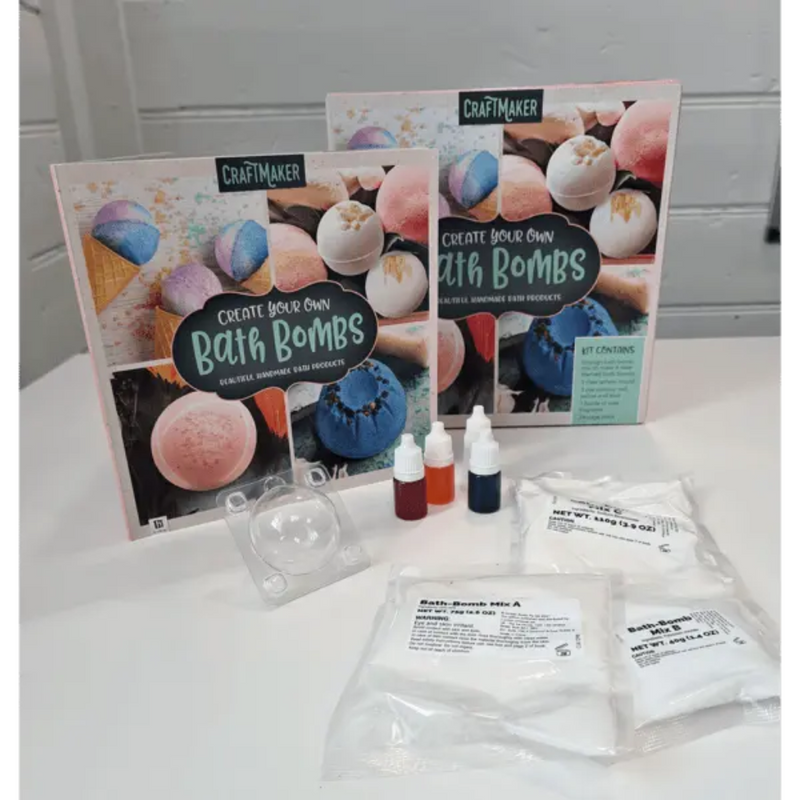 CraftMaker Create Your Own Bath Bombs Gift Box