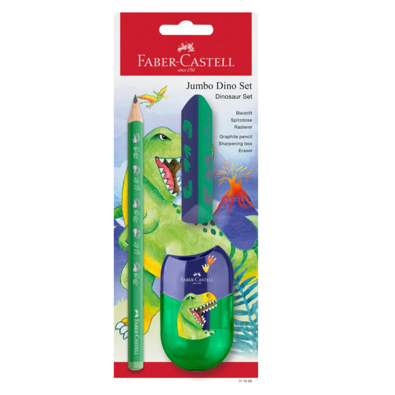 Faber-Castell 111529 - Writing set Dino