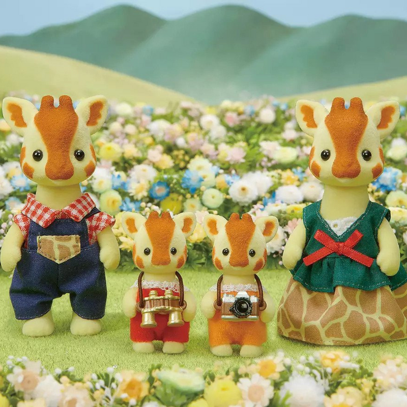 Sylvanian Highbranch Giraffe Family