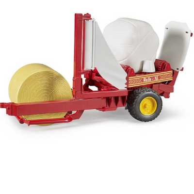 Bruder Bale Wrapper with Round Bales